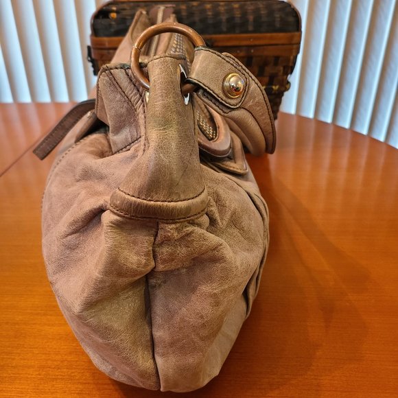 Marciano Leather Bag Studded Hobo Large Size. - Picture 6 of 11